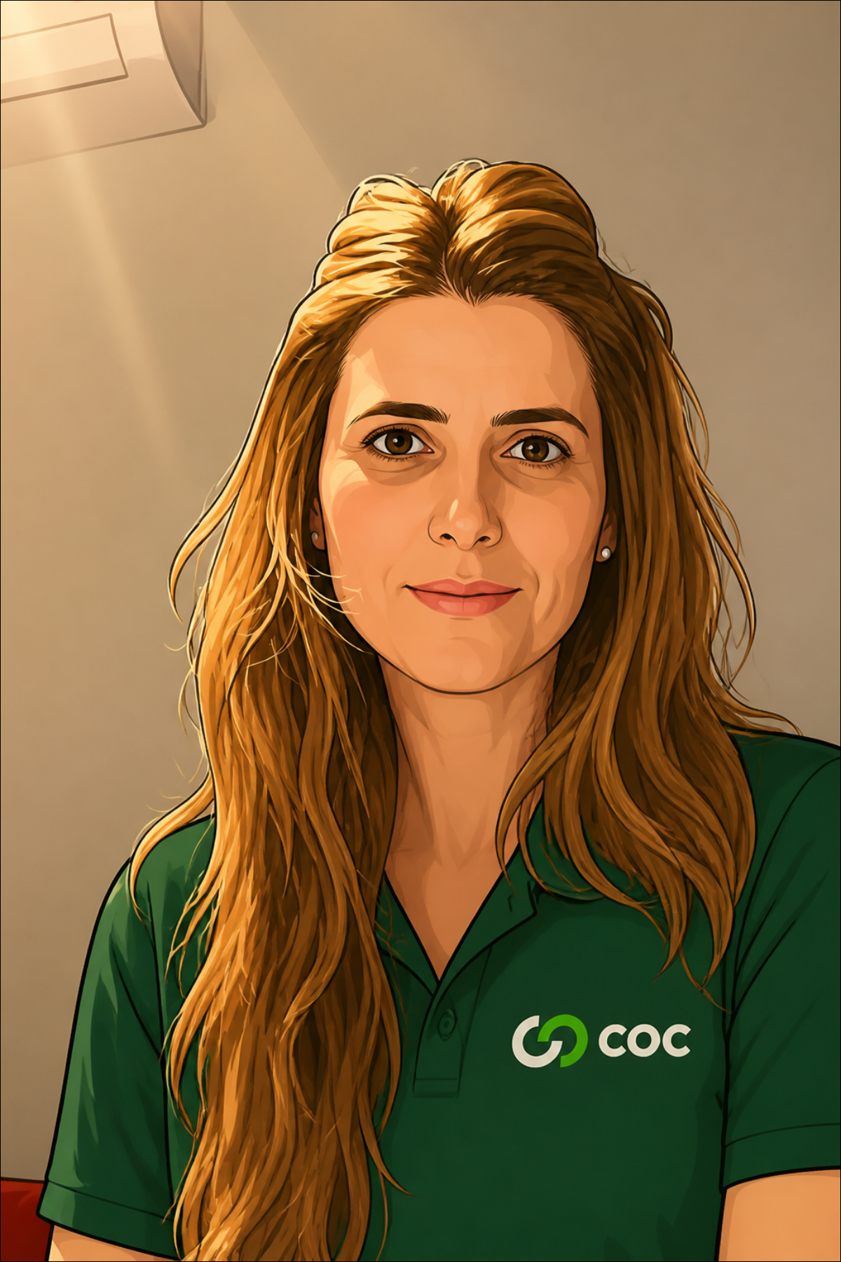 Foto com IA usando uniforme personalizado da marca