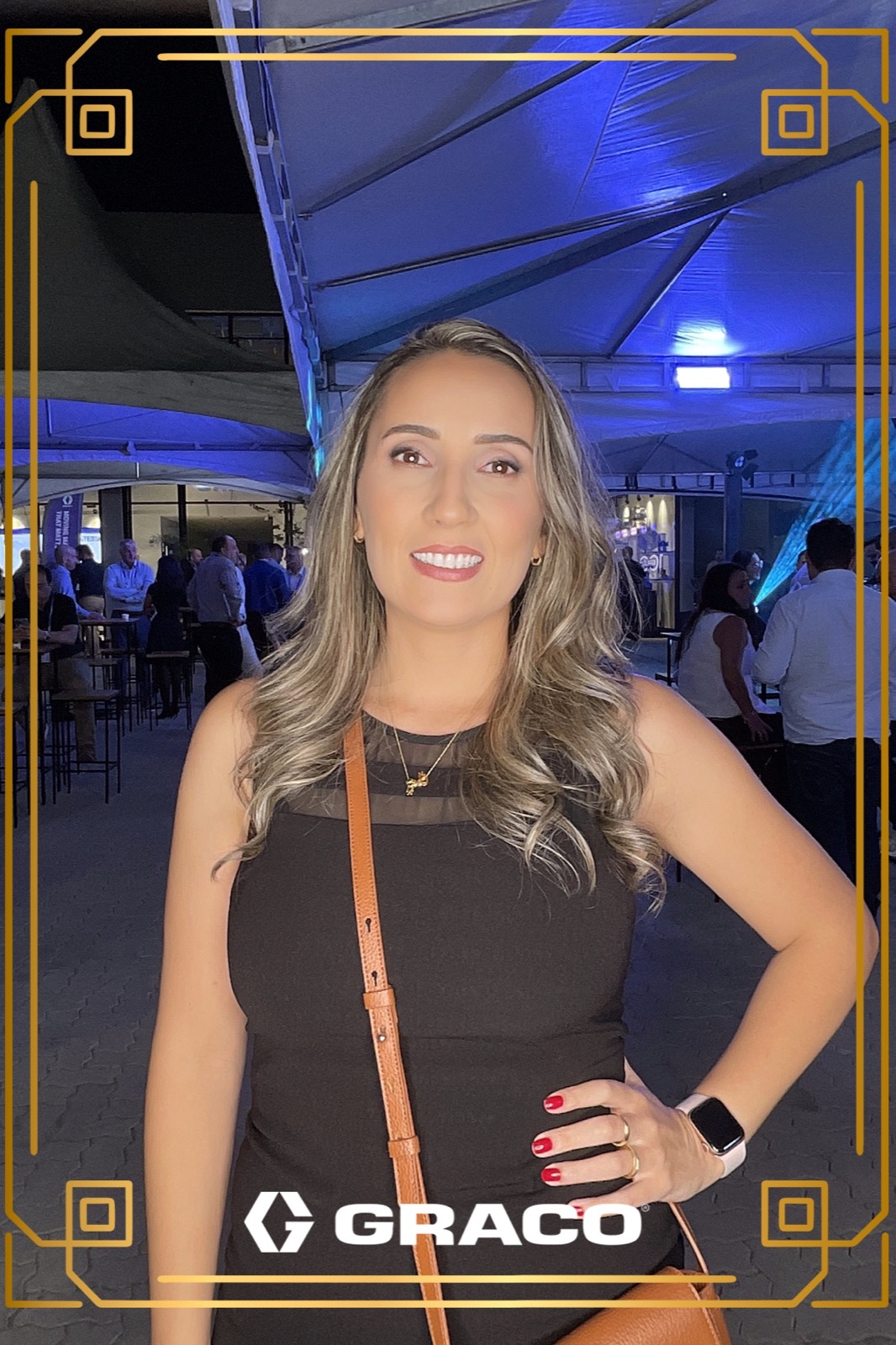 Foto digital personalizada para evento corporativo