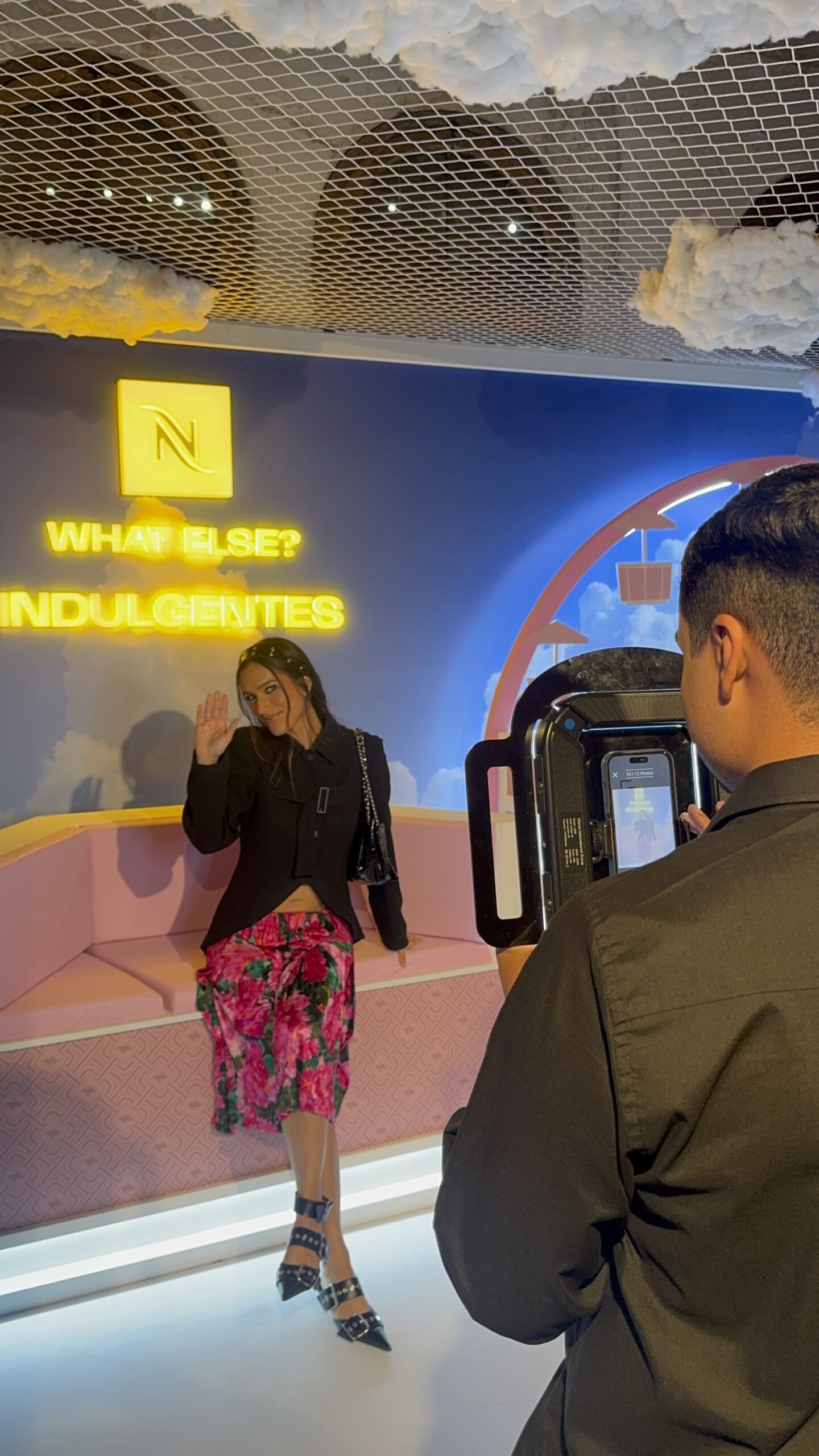 Convidada fotografada pelo Photo Móvel em evento