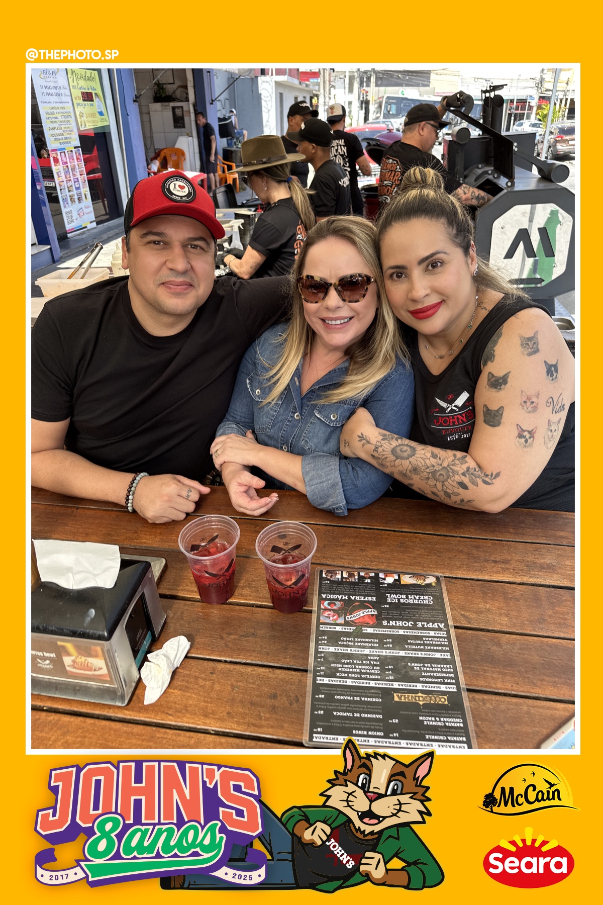Foto personalizada em evento social